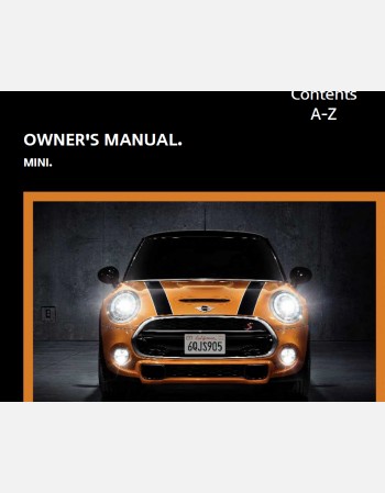mini cooper 2016 owners manual
